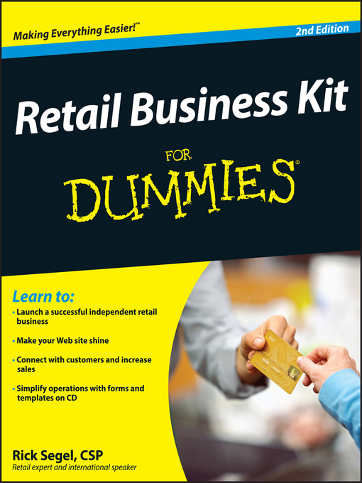 Title details for Retail Business Kit For Dummies by Rick Segel - Available